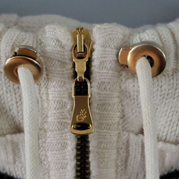 Gianfranco Ferré Vintage Fair Isle Aztec Heavyweight Hooded Full Zip Sweater - Picture 5 of 16